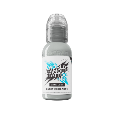 World Famous Limitless Tattoo Ink - Light Warm Grey 30 ml