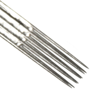 Eske med 50 Magic Moon 0,30MM Soft Edge Magnum bugpin-tatoveringsnåler (noe avrundet)