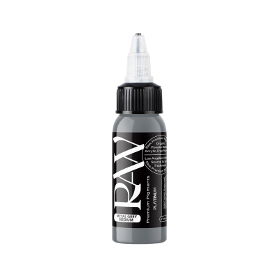 Raw Pigments Platinum - Metal Grey Medium Tatoveringsblekk - 30ml