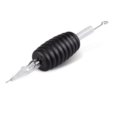 5 pk. Killer Ink engangsgrep/Tip 19mm Round Tubes Komplett med Bug Pin 0.25mm Round Shader tatoveringsnål