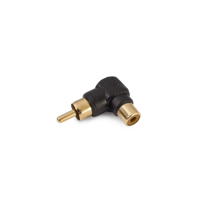 Vinklet RCA til 6,3 mm jackadapterkontakt