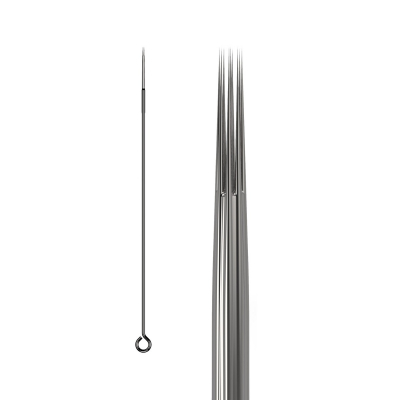 50 stk. KWADRON 0.35mm tatoveringsnål LONG TAPER - Round Liner
