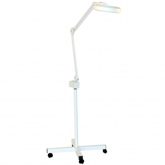 Gulvlampe for tatovering med forstørrelses glass