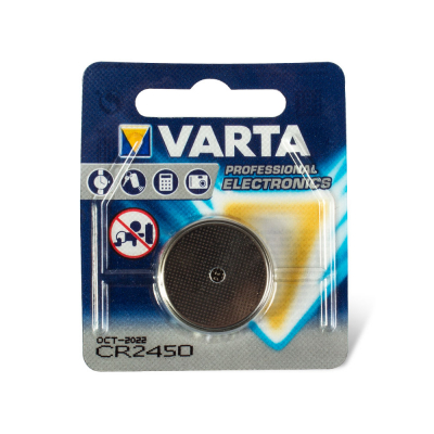 Round Cell Batteri Varta 3V DL2450 Lithium Mangan for Critical CX trådløs Footswitch