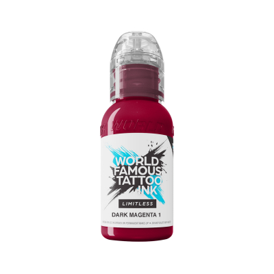 World Famous Limitless Tatoveringsblekk - Dark Magenta 1 30ml