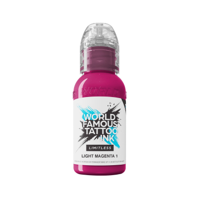 World Famous Limitless Tatoveringsblekk - Light Magenta 1 30ml