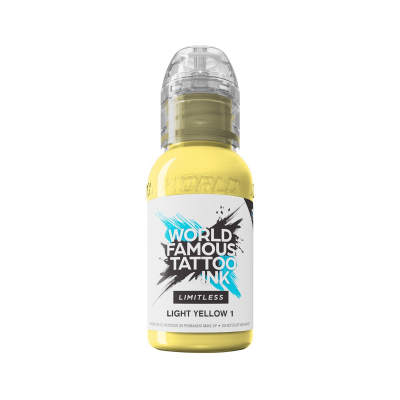 World Famous Limitless Tatoveringsblekk - Light Yellow 1 30 ml