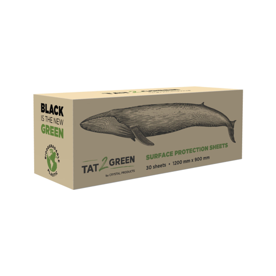 Eske med 30 Tat2Green - Black Surface Protection Sheets - 1200mm x 900mm