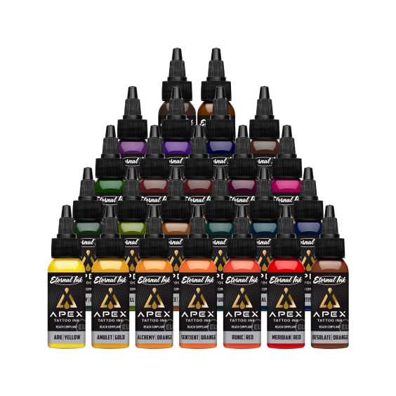 Et komplett sett med 24 Eternal Ink - Apex 30 ml