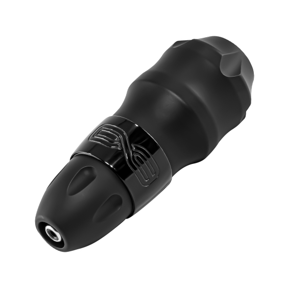 FK Irons EXO tatoveringsmaskin - trådløs Black Ops - RCA Bolt + 2x Power Bolts