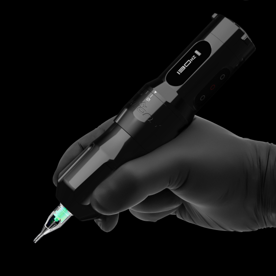 FK One Adjust tatoveringsmaskin med justerbart slag - Stealth