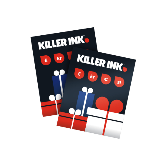 Killer Ink 1000NOK gavekort