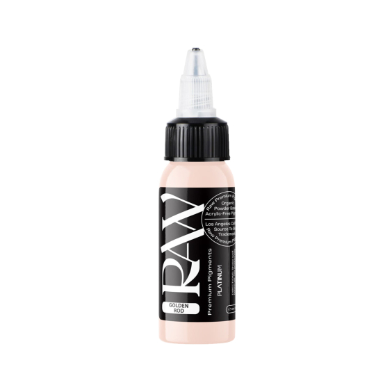 Raw Pigments Platinum - Golden Rod Tatoveringsblekk - 30ml