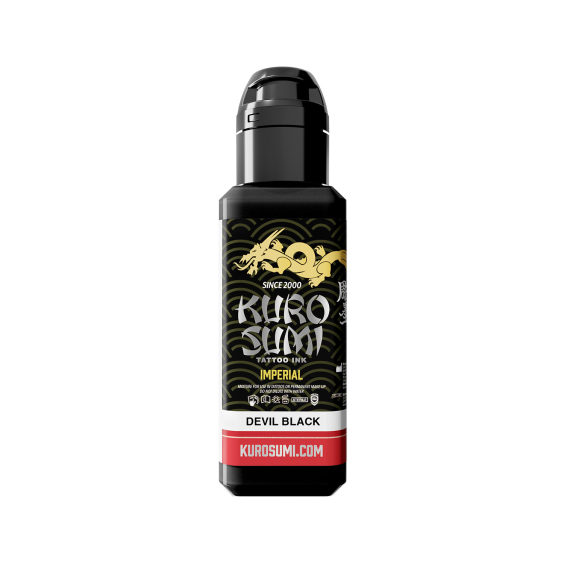 Kuro Sumi Imperial Tattoo Ink - Devil Black 44 ml