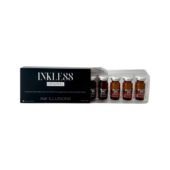 Pakke med 5 Ink Illuzions Inkless Serum - 5 ml