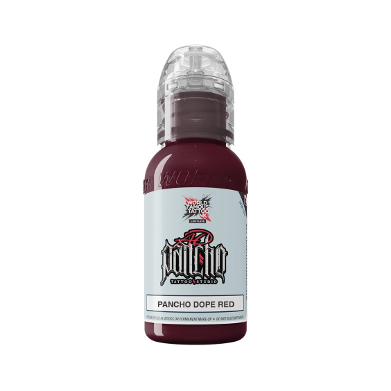 World Famous Limitless Tattoo Ink - Pancho Dope Red 30 ml (1 oz)