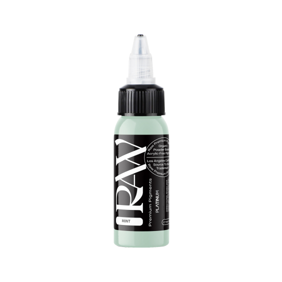 Raw Pigments Platinum - Mint Tatoveringsblekk - 30ml