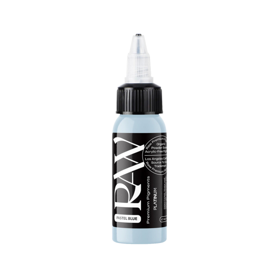 Raw Pigments Platinum - Pastel Blue Tatoveringsblekk - 30ml