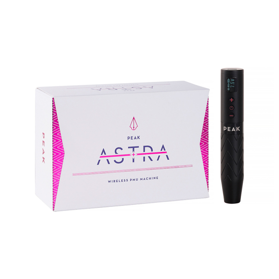 Peak Astra - Trådløs PMU-maskin i pennestil med justerbart slag - Raven