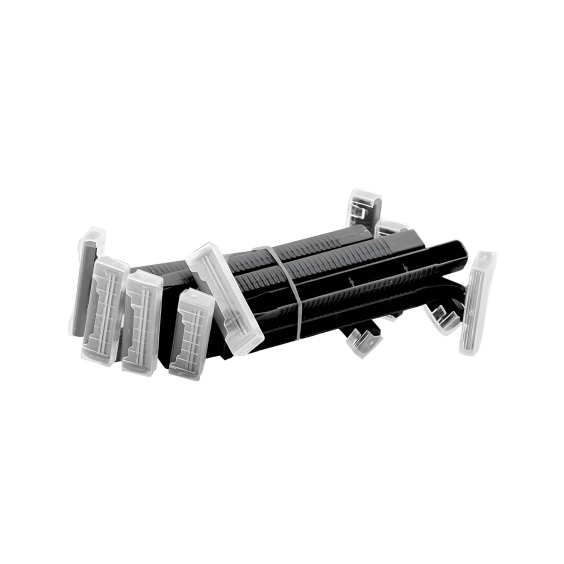 Eske med 100 Saferly Engangshøvel med doble blader