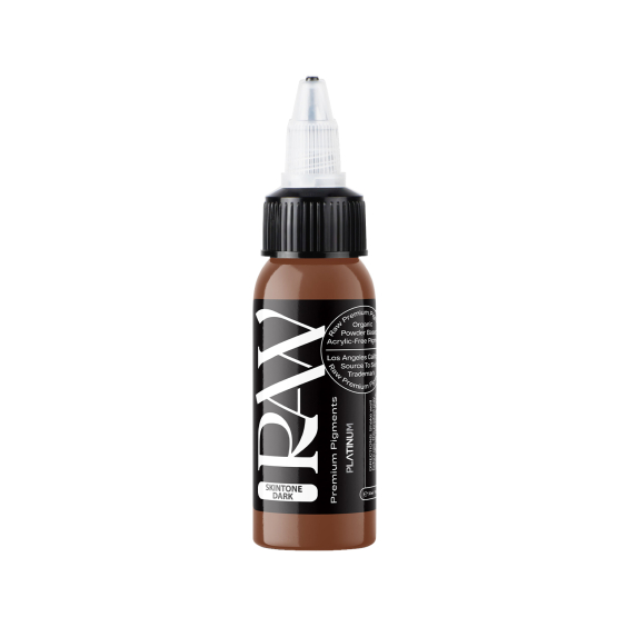 Raw Pigments Platinum - Skintone Dark Tatoveringsblekk - 30ml