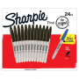 Eske med 24 Sharpie Fine Point Black Markers Plus 1 Blue Marker thumbnail